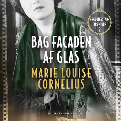 Bag facaden af glas – omslag til lydbogen af Marie Louise  Cornelius, Marie Louise Cornelius