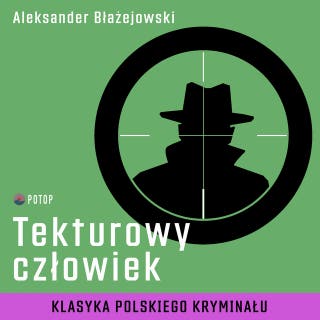 Tekturowy człowiek – okładka audiobooka, autor Aleksander Błażejowski