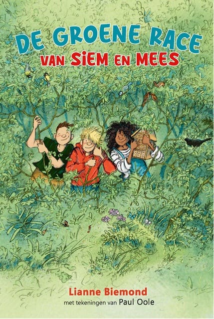 De groene race van Siem en Mees – omslag van het luisterboek van Lianne Biemond