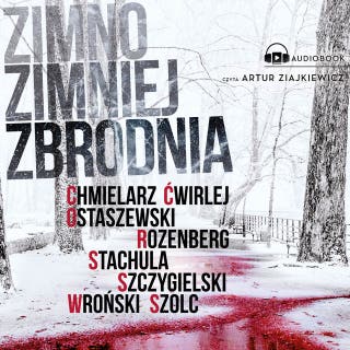 Zimno zimniej zbrodnia – okładka audiobooka