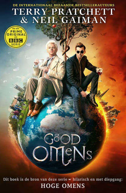 Good Omens (Hoge omens) – omslag van het luisterboek van Neil Gaiman,Terry Pratchett