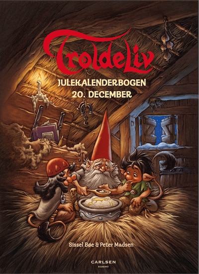 Troldeliv - Julekalenderbogen: 20. december – omslag til lydbogen af Sissel Bøe