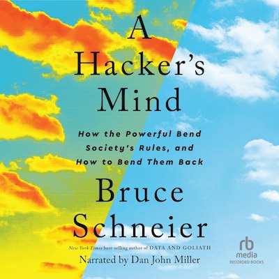 A Hacker's Mind – omslag til lydbogen af Bruce Schneier