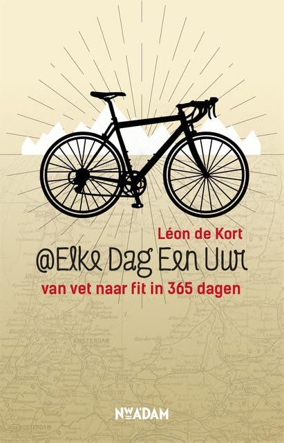 Elke dag een uur: van vet naar fit in 365 dagen – omslag van het luisterboek van Léon de Kort