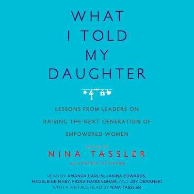What I Told My Daughter – omslag til lydbogen af Nina Tassler