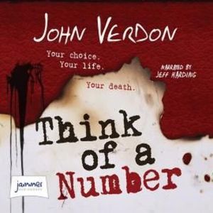 Think of a Number – okładka audiobooka, autor John Verdon
