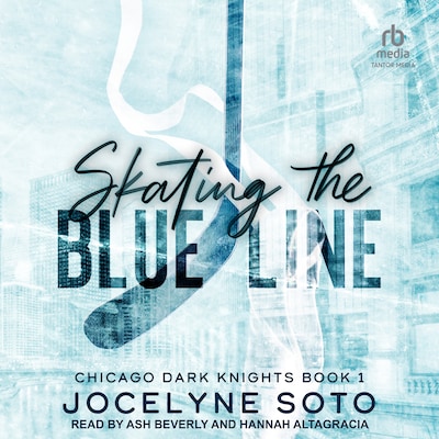 Skating the Blue Line – omslag til lydbogen af Jocelyne Soto