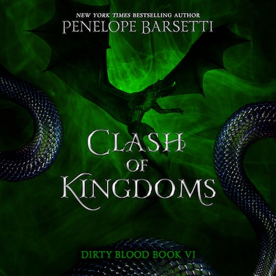 Clash of Kingdoms – omslag til lydbogen af Penelope Barsetti