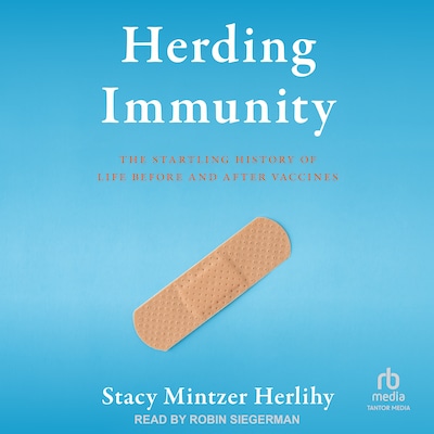 Herding Immunity – omslag til lydbogen af Stacy Mintzer Herlihy