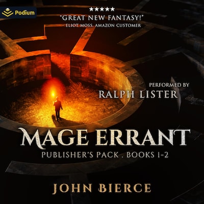 Mage Errant: Publisher's Pack – omslag til lydbogen af John Bierce