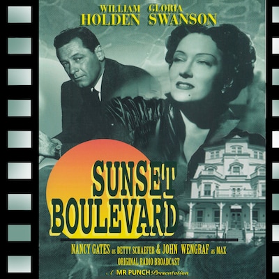 Sunset Boulevard – omslag til lydbogen af Mr Punch Audiobooks
