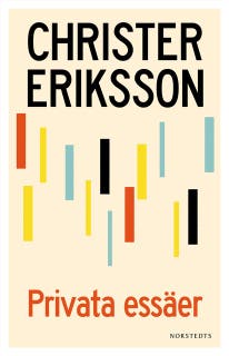 Privata essäer – omslag till ljudboken av Christer Eriksson