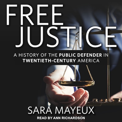 Free Justice – omslag til lydbogen af Sara Mayeux