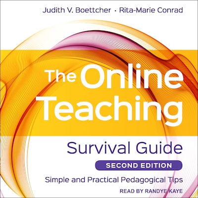 The Online Teaching Survival Guide – omslag til lydbogen af Judith V. Boettcher, Rita-Marie Conrad