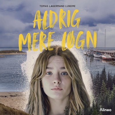 Aldrig mere løgn, sort læseklub – omslag til lydbogen af Tomas Lagermand Lundme