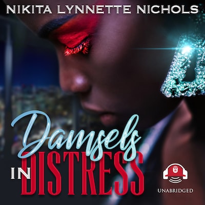 Damsels in Distress – omslag til lydbogen af Nikita Lynnette Nichols