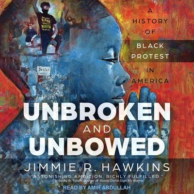 Unbroken and Unbowed – omslag til lydbogen af Jimmie R. Hawkins