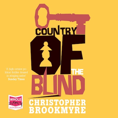 Country of the Blind – omslag til lydbogen af Chris Brookmyre