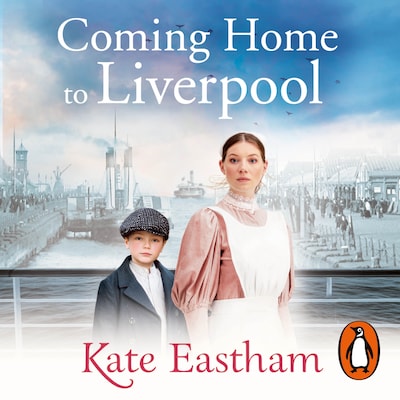 Coming Home to Liverpool – omslag til lydbogen af Kate Eastham
