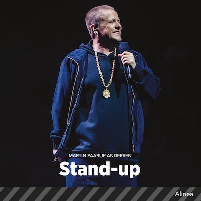 Stand-up – omslag til lydbogen af Martin Paarup Andersen