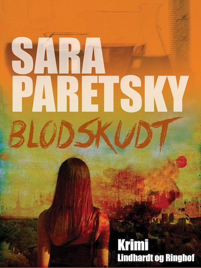 Blodskudt – omslag til lydbogen af Sara Paretsky
