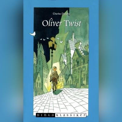 Oliver Twist – omslag til lydbogen af Bent Faurby