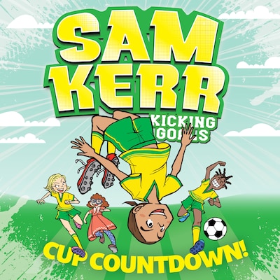 Cup Countdown! – omslag til lydbogen af Sam Kerr, Fiona Harris