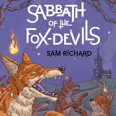 Sabbath of the Fox-Devils – omslag til lydbogen af Sam Richard