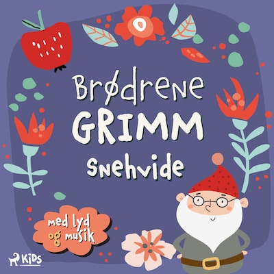 Snehvide (hørespil) – omslag til lydbogen af Brødrene Grimm