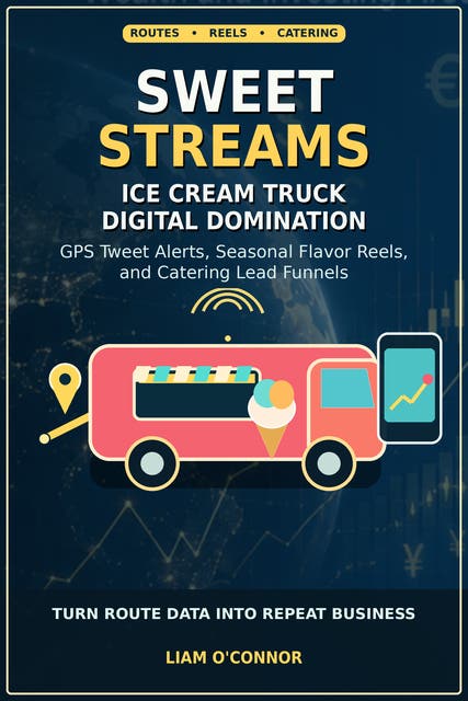 Sweet Streams: Ice Cream Truck Digital Domination — GPS Tweet Alerts, Seasonal Flavor Reels, and Catering Lead Funnels – omslag til lydbogen af Liam O Connor