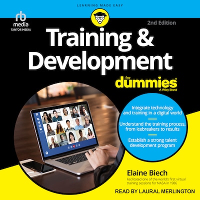 Training & Development For Dummies, 2nd Edition – omslag til lydbogen af Elaine Biech