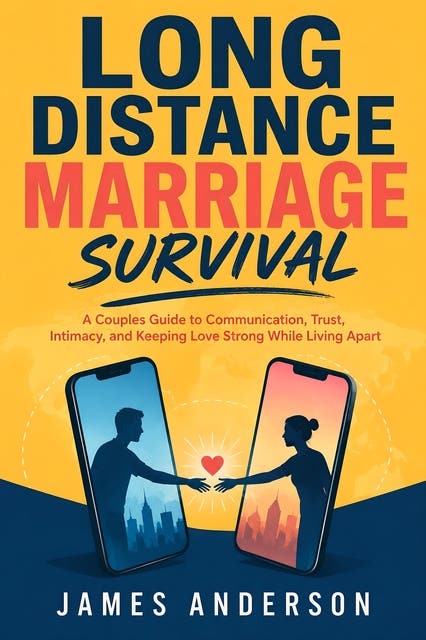 Long Distance Marriage Survival: A Couples Guide to Communication, Trust, Intimacy, and Keeping Love Strong While Living Apart – omslag til lydbogen af James Anderson