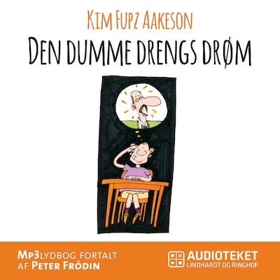 Den dumme drengs drøm – omslag til lydbogen af Fupz Aps