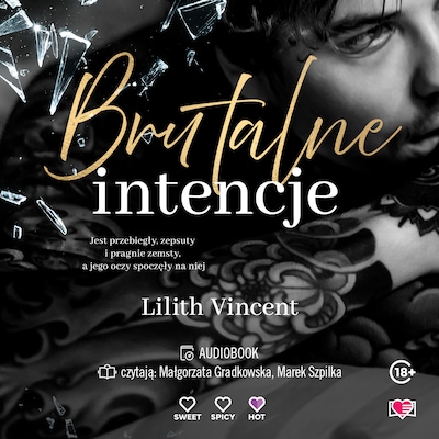 Brutalne intencje. Brutal Hearts. Tom 1 – okładka audiobooka, autor Lilith Vincent
