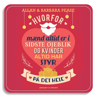 Hvorfor mænd altid er i sidste øjeblik og kvinder altid har styr på det hele – omslag til lydbogen af Allan & Barbara Pease