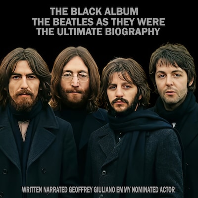 The Black Album The Beatles As They Were – omslag til lydbogen af Geoffrey Giuliano