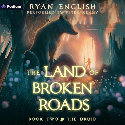 The Druid: A High Fantasy Adventure – omslag til lydbogen af Ryan English