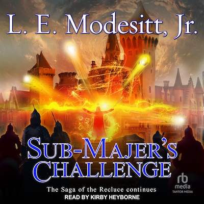Sub-Majer's Challenge – omslag til lydbogen af L. E. Modesitt, Jr.
