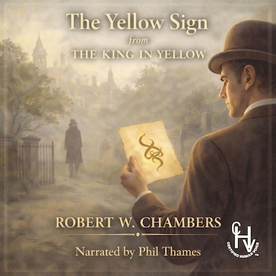 The Yellow Sign - from The King in Yellow – omslag til lydbogen af Robert W.  Chambers