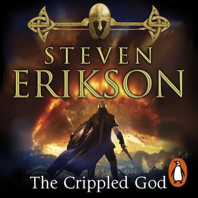 The Crippled God – omslag til lydbogen af Steven Erikson