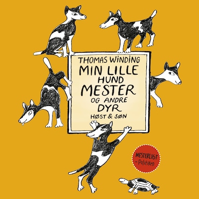 Min lille hund Mester og andre dyr – omslag til lydbogen af Thomas Winding