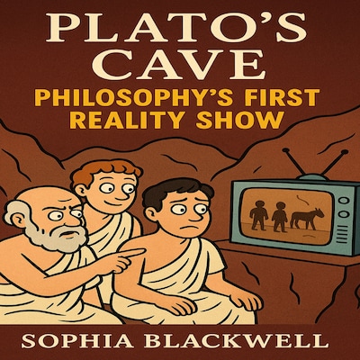 Plato's Cave – omslag til lydbogen af Sophia Blackwell