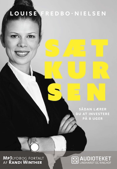 Sæt kursen – omslag til lydbogen af Louise Fredbo Nielsen