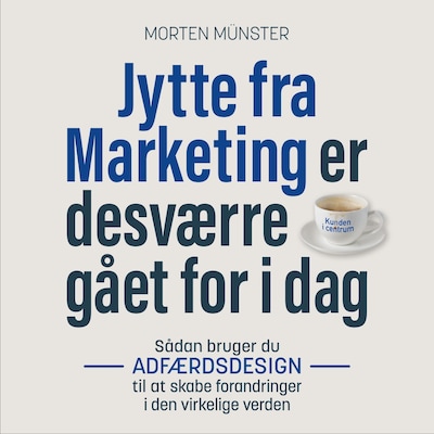 Jytte fra Marketing er desværre gået for i dag – omslag til lydbogen af Morten Münster