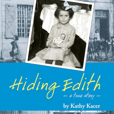 Hiding Edith – omslag til lydbogen af Kathy Kacer