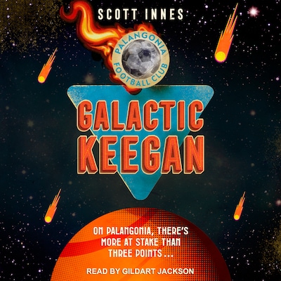 Galactic Keegan – omslag til lydbogen af Scott Innes