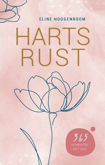 Hartsrust: 365 momenten met God – omslag van het luisterboek van Eline Hoogenboom