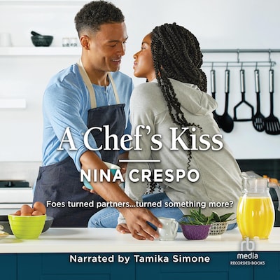 A Chef's Kiss – omslag til lydbogen af Nina Crespo