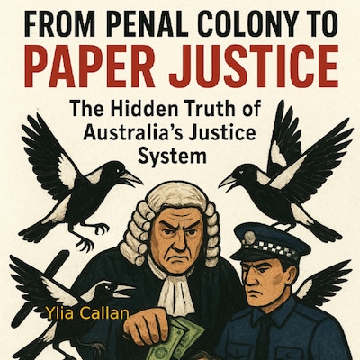 From Penal Colony to Paper Justice – omslag til lydbogen af Ylia Callan