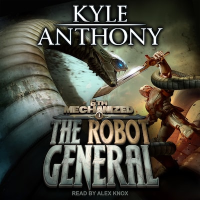 The Robot General – omslag til lydbogen af Kyle Anthony